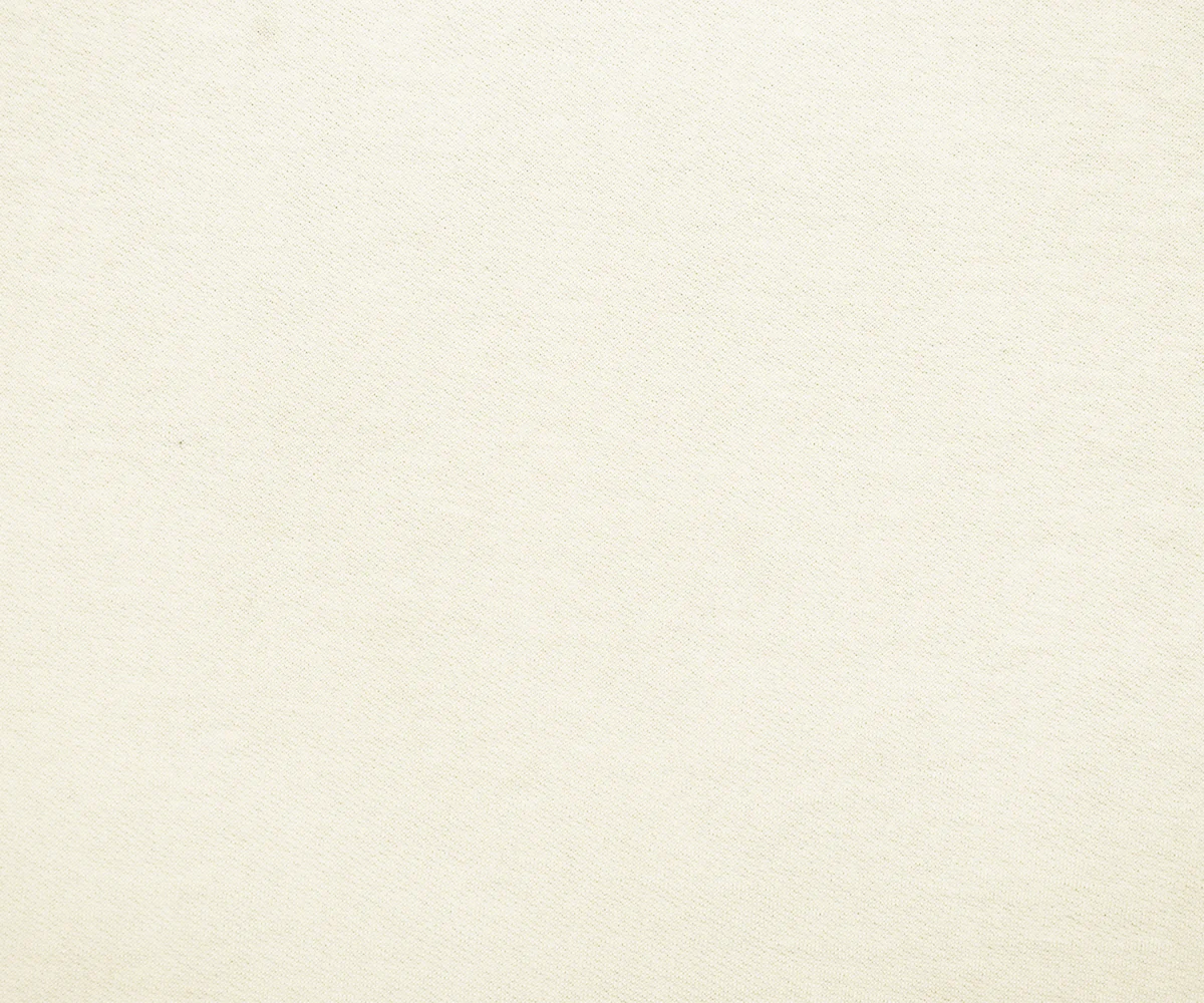 1 1/2 YD PC-Ivory Cotton Sheer Slub Stretch Spandex Slub Jerey Knit Fabric - Image 3