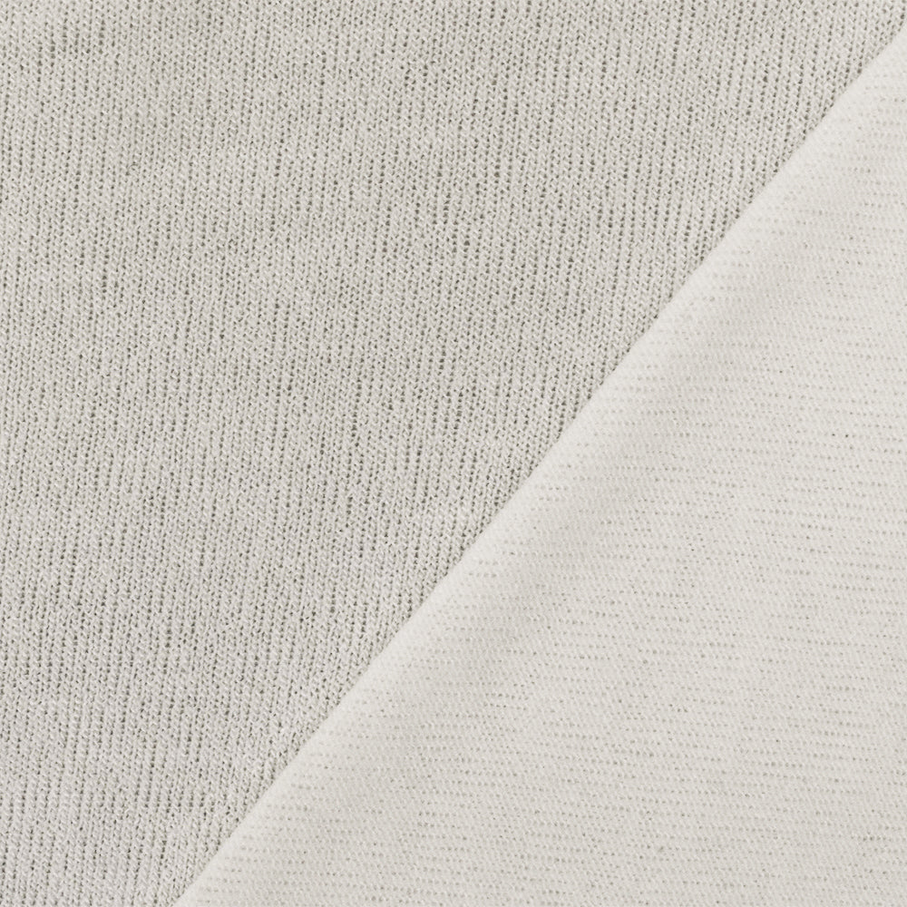 1 3/4 YD PC-Off-White Solid Stretch Rayon Matte Jersey Knit Fabric - Image 2