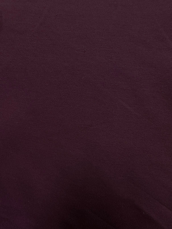 1 3/4 YD PC-Purple French Terry Knit Fabric - Image 2