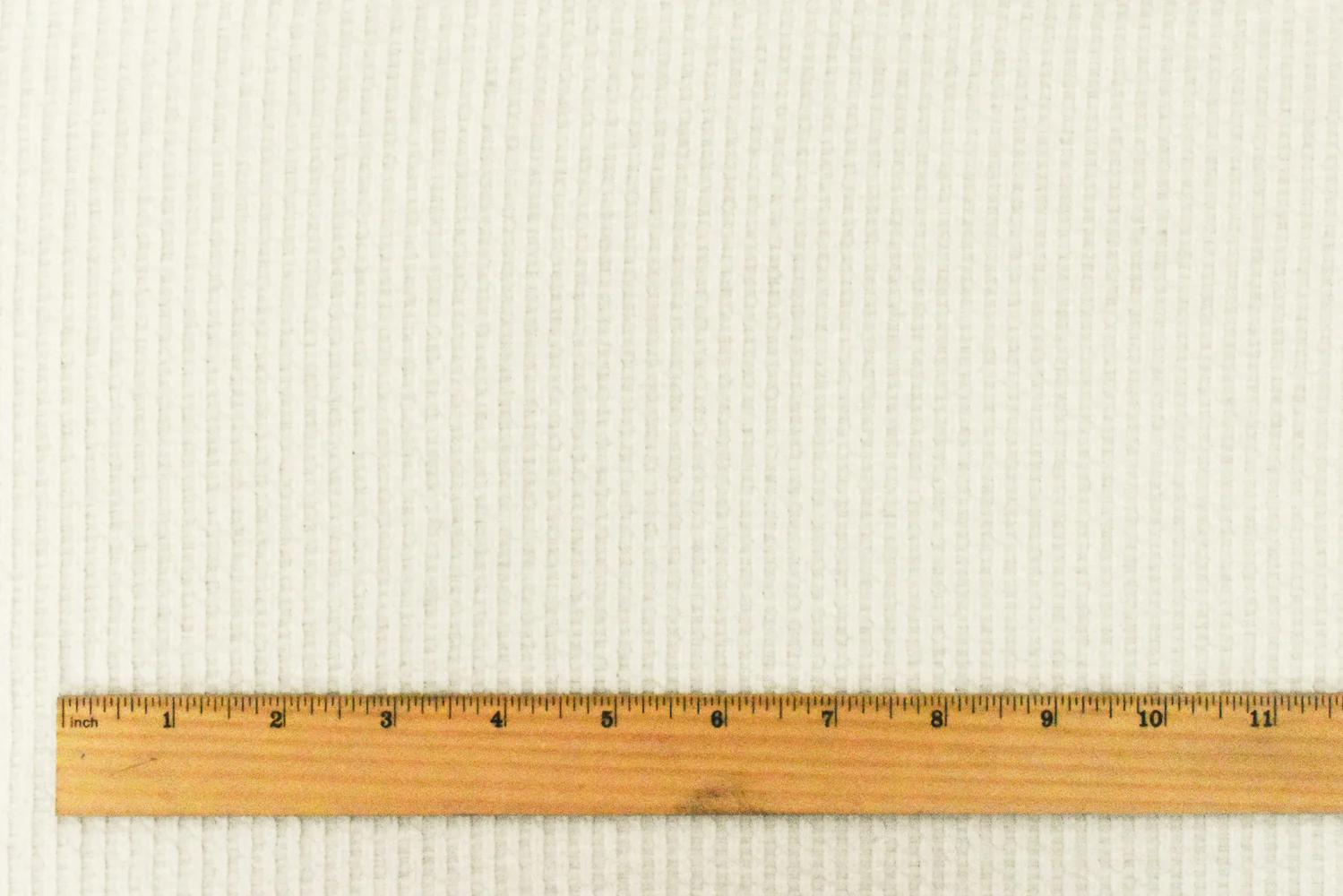 1 5/8 YD PC-Icing Ivory Stripe Stretch Sweater Knit Fabric - Image 4