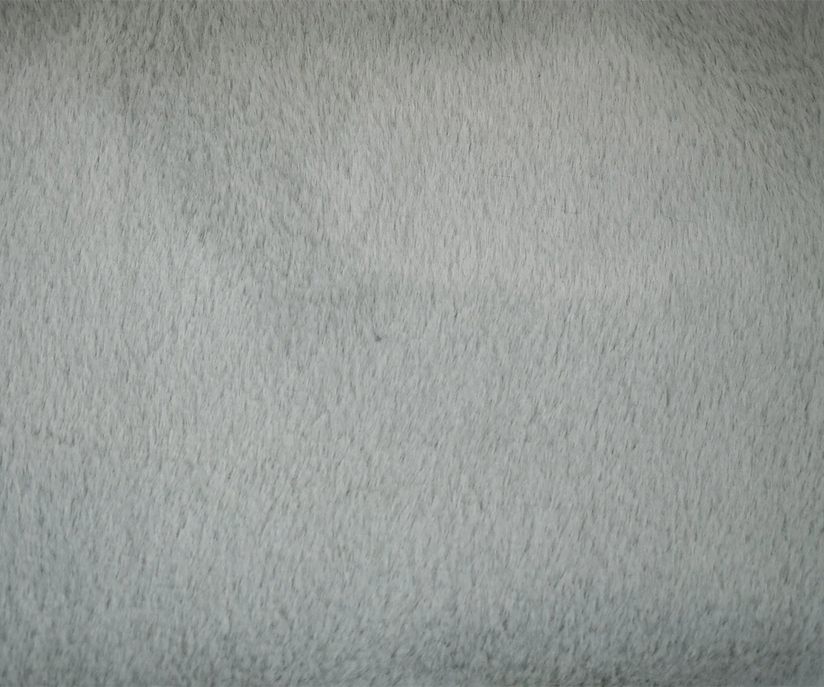 1 YD PC Light Gray Single Sided Stretch Fleece Knit Fabric - Image 4