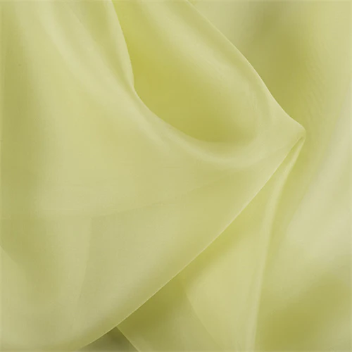1 YD PC-Runway Silks Light Lime Silk Organza Fabric - Reorderable