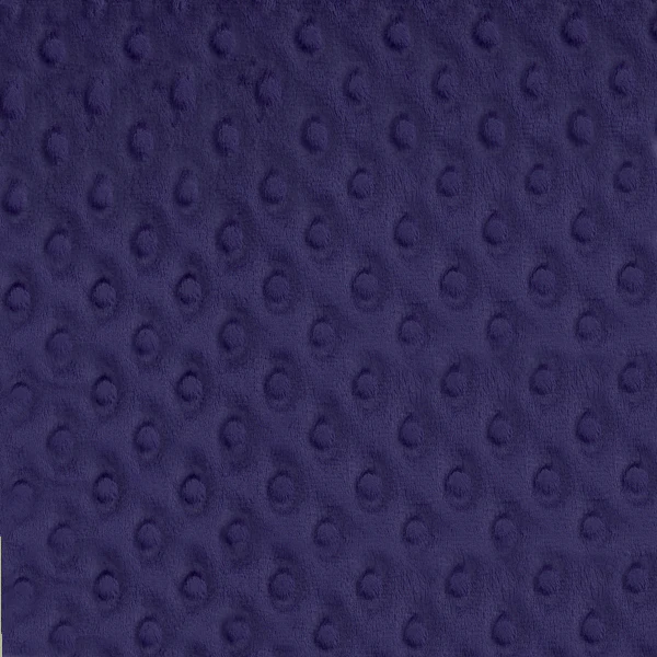 12 YD Bolt-Purple Minky Dot Fabric