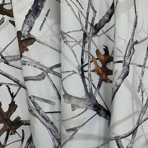 12 YD Bolt-True Timber Snowfall Rhino Canvas Fabric