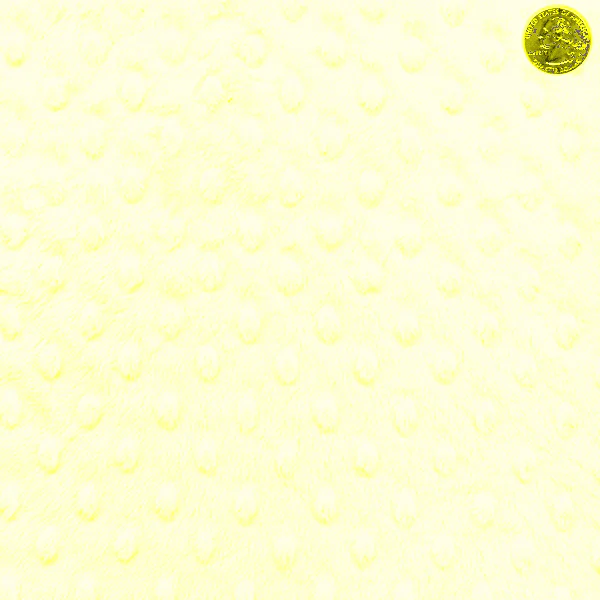 12 YD Bolt-Yellow Minky Dot Fabric