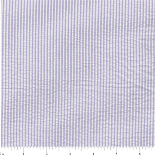 15 YD Lavender Stripe Seersucker Fabric