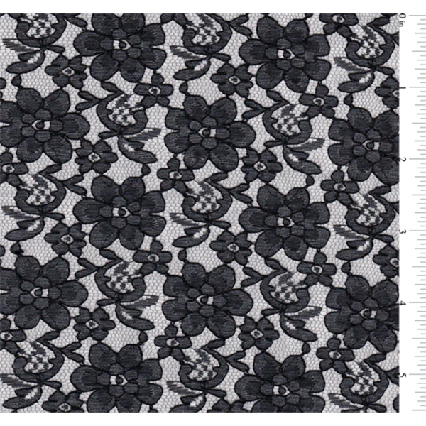 17 YD Bolt-Black Lace Fabric