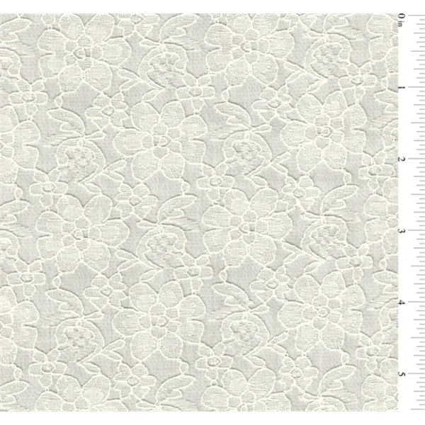 17 YD Bolt-Ivory Lace Fabric