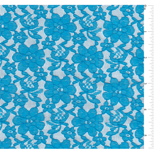 17 YD Bolt-Turquoise Lace Fabric
