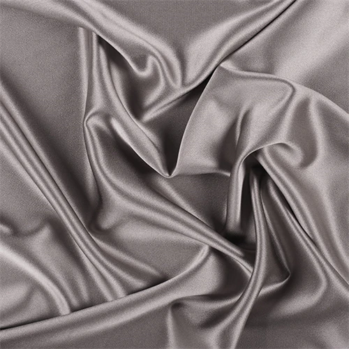 2 1/2 YD PC-Runway Silks Taupe Silk Crepe Back Satin Fabric - Reorderable