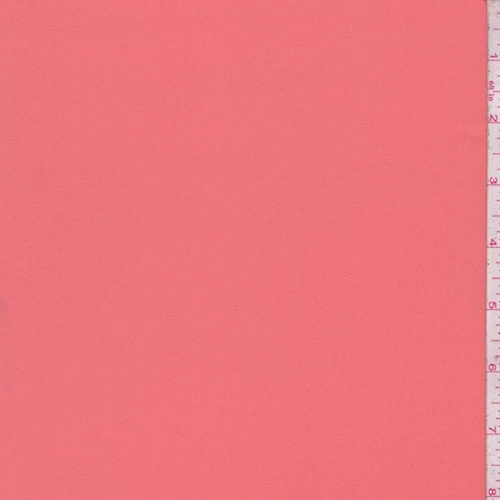 2 YD PC-Salmon Orange Crepe Georgette Fabric