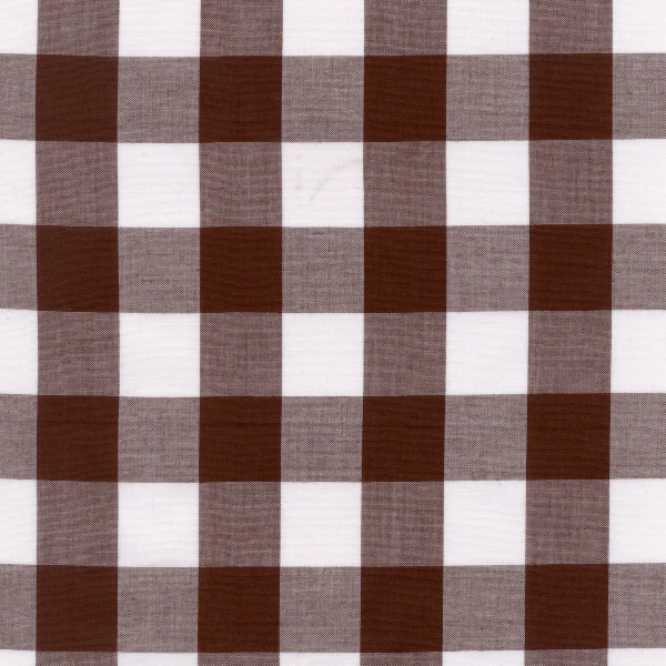 20 YD Bolt-Brown 1 Inch Gingham Fabric