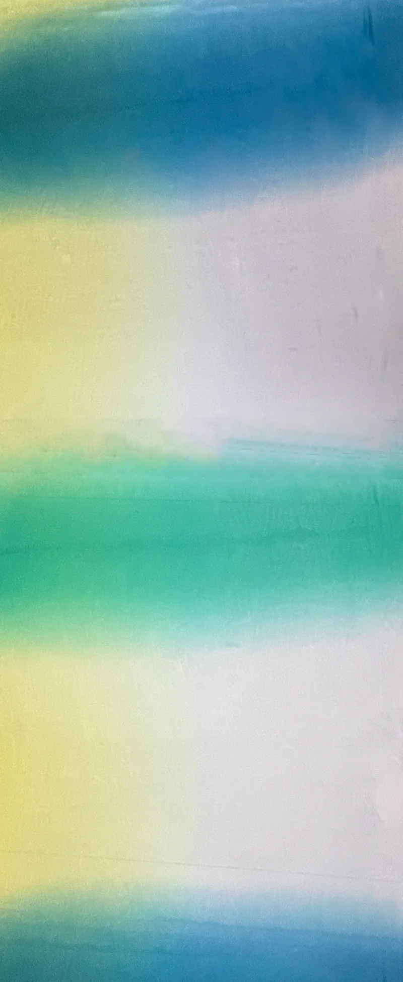 3 YD PC Green-Yellow-Pink Silk Ombre Printed PANEL Chiffon Woven Fabric - Image 2