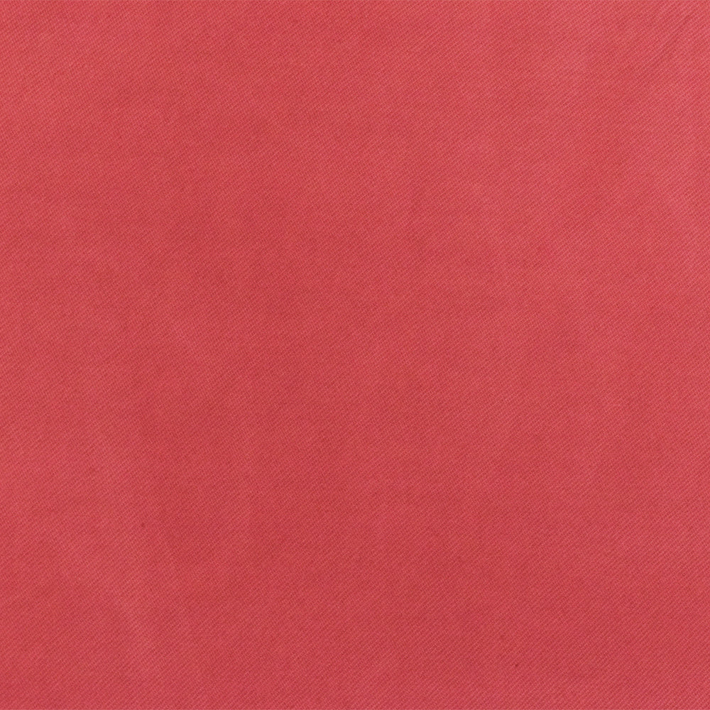 4 1/4 YD PC-Red Famous Designer Rayon-Poly Sand washed Twill Fabric - Image 4