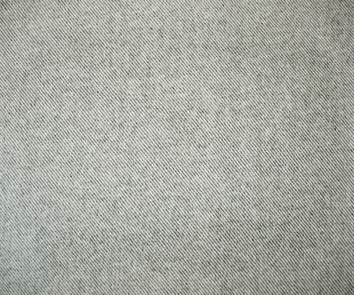 6 YD PC - Gray Poly Wool Heather Brushed Back Twill Woven Jacketing Fabric - Image 4