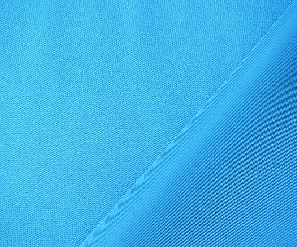 Aqua Blue Poly Spandex Stretch Solid Stretch Lamour Woven Fabric - Image 2