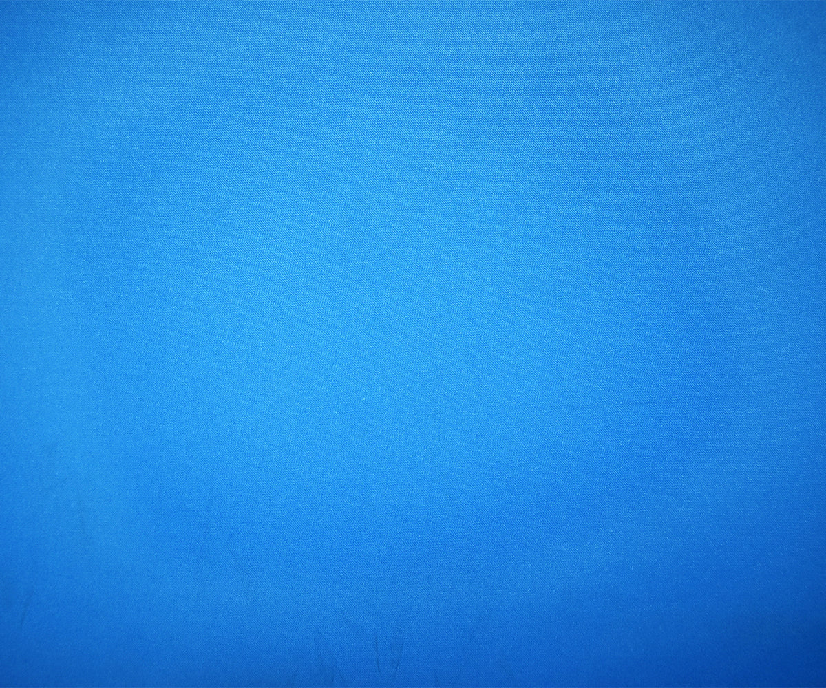 Aqua Blue Poly Stretch Spandex Lamour Solid Satin Woven Fabric - Image 4