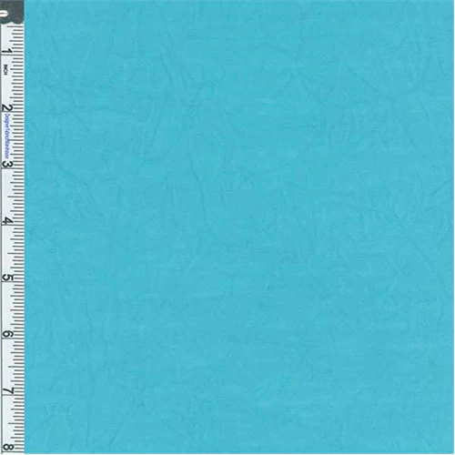 Aqua Crushed Jersey Knit Fabric