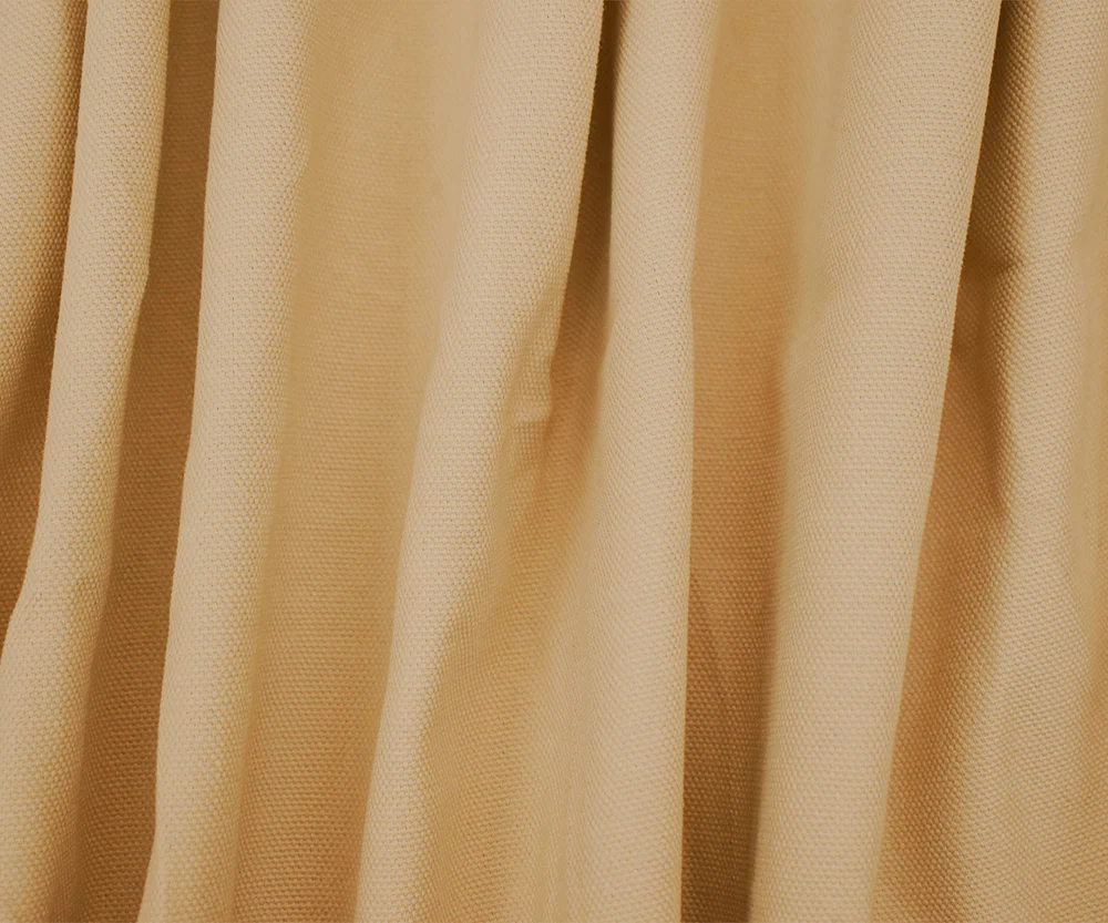 Beige 8 oz. Solid Cotton Canvas Woven Fabric - Image 2
