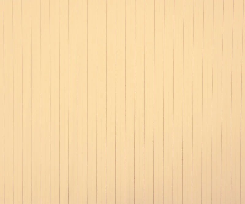 Beige-Brown Cotton-Poly Stretch Stripe Print Poplin Woven Fabric - Image 3