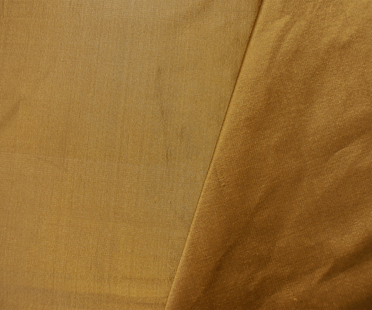 Beige-Brown Silk Iridescent Dupioni Woven Fabric - Image 2