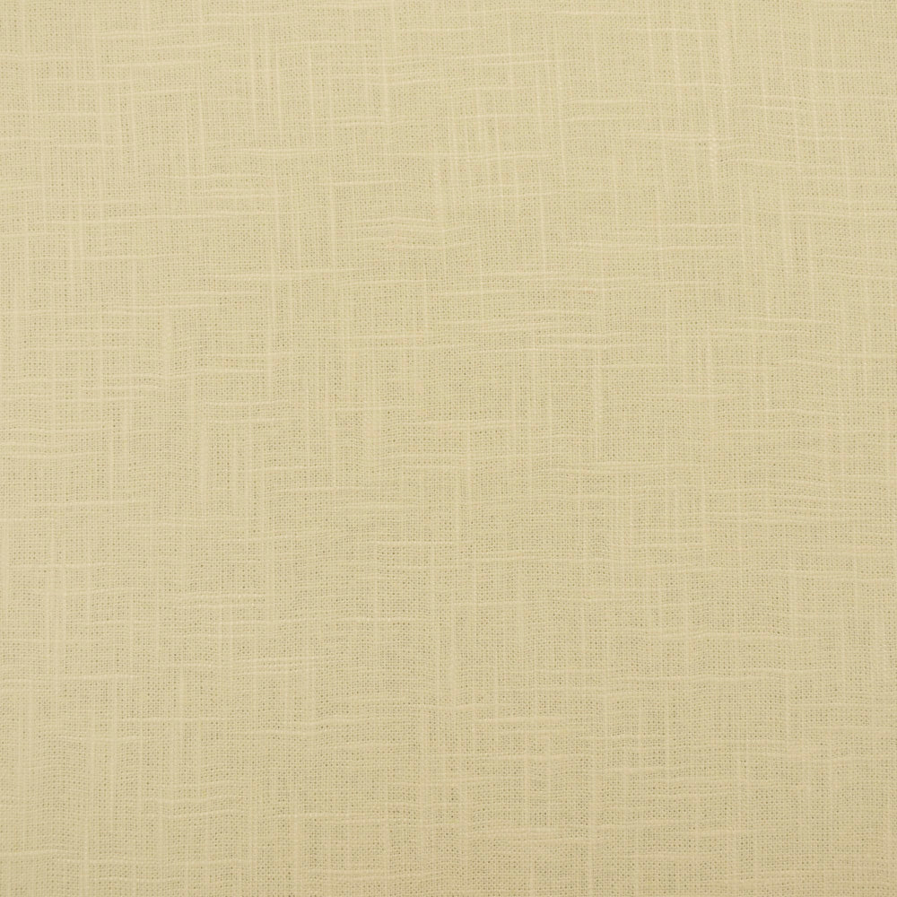 Beige Linen-Viscose Cross Hatch Slubbed Solid Hopsack Woven Fabric - Image 2