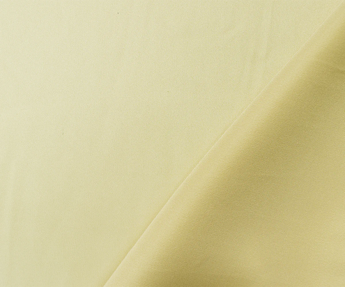 Beige Poly Stretch Spandex Lamour Solid Satin Woven Fabric - Image 2