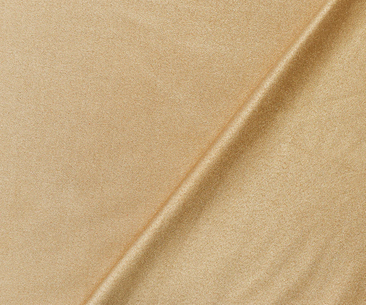 Beige Stretch Spandex Solid Microsuede Knit Fabric - Image 2