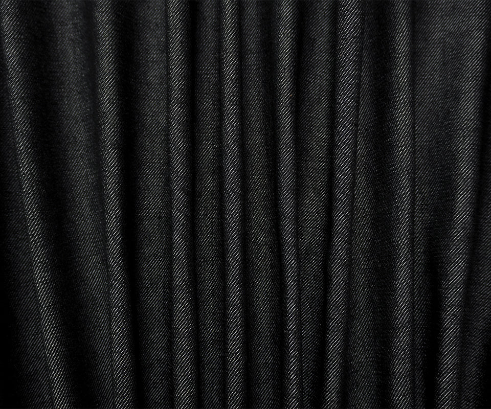Black 11 oz. Famous Denim Co. Cotton-Modal Blend Denim Fabric - Image 3