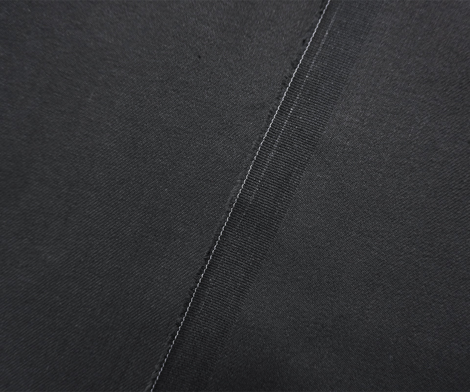 Black 13 oz. Cotton Blend Stretch Twill Denim Woven Fabric - Image 2