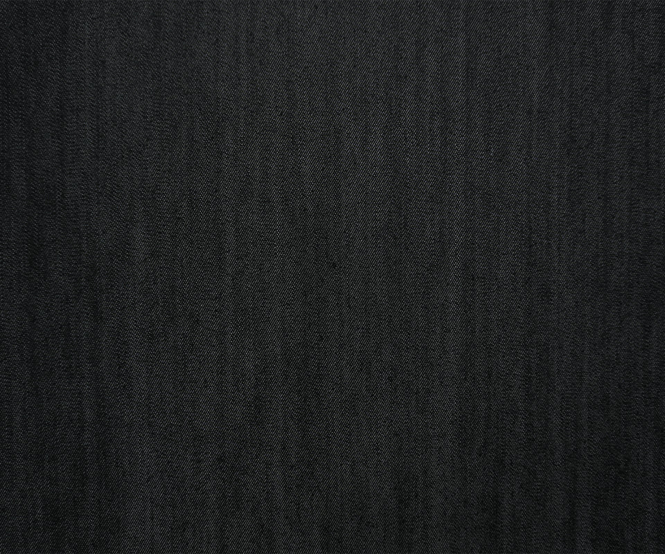 Black 9.5 oz. Cotton Blend Stretch Denim Twill Woven Fabric - Image 4