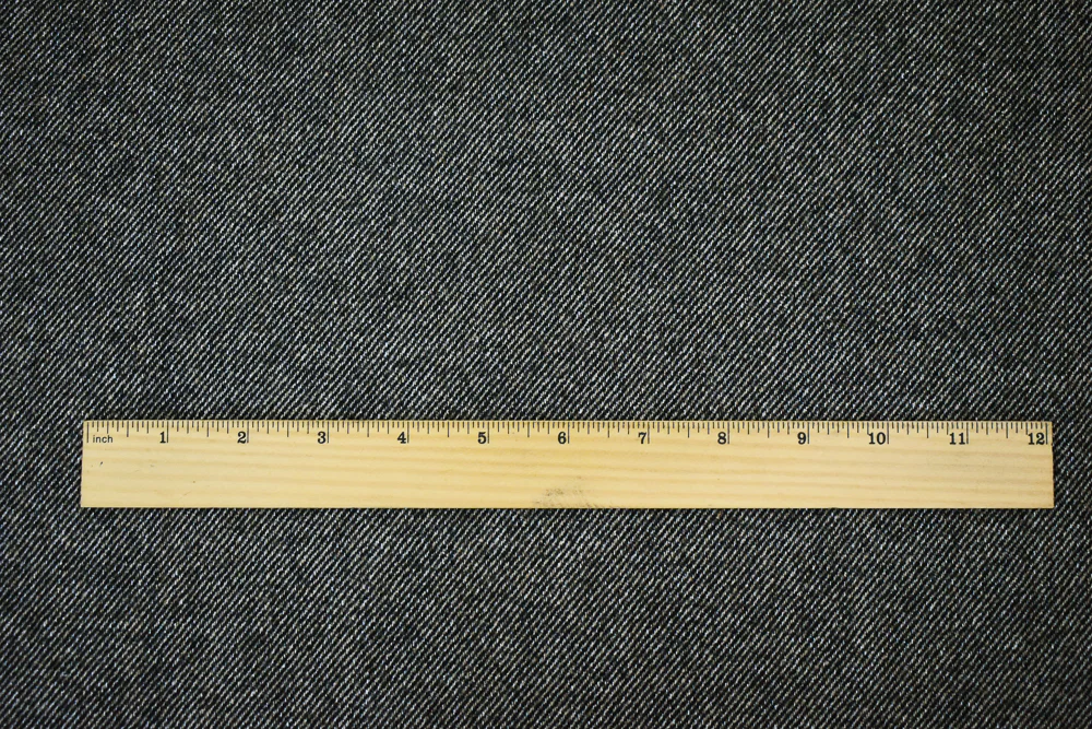 Black-Beige-Brown Wool Polyester Blend Twill Woven Jacketing Fabric - Image 5