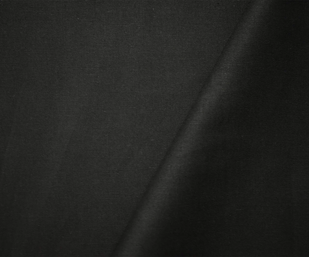 Black Cotton Solid Quality Quilting Woven 25 YD Bolt Fabric - Image 2