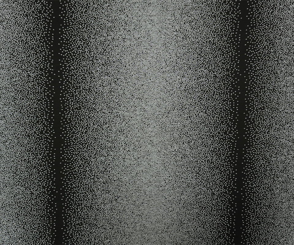 Black Famous Maker Nylon Spandex Dot Jacquard Double Knit Fabric - Image 3