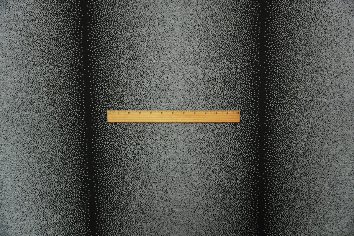 Black Famous Maker Nylon Spandex Dot Jacquard Double Knit Fabric - Image 4