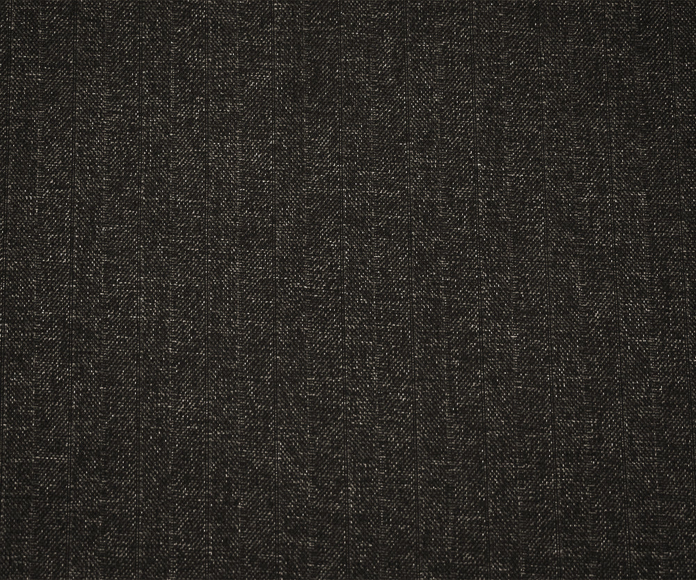Black-Gray Poly Striped Woven Bonded Stretch Spandex Jacketing Fabric - Image 4