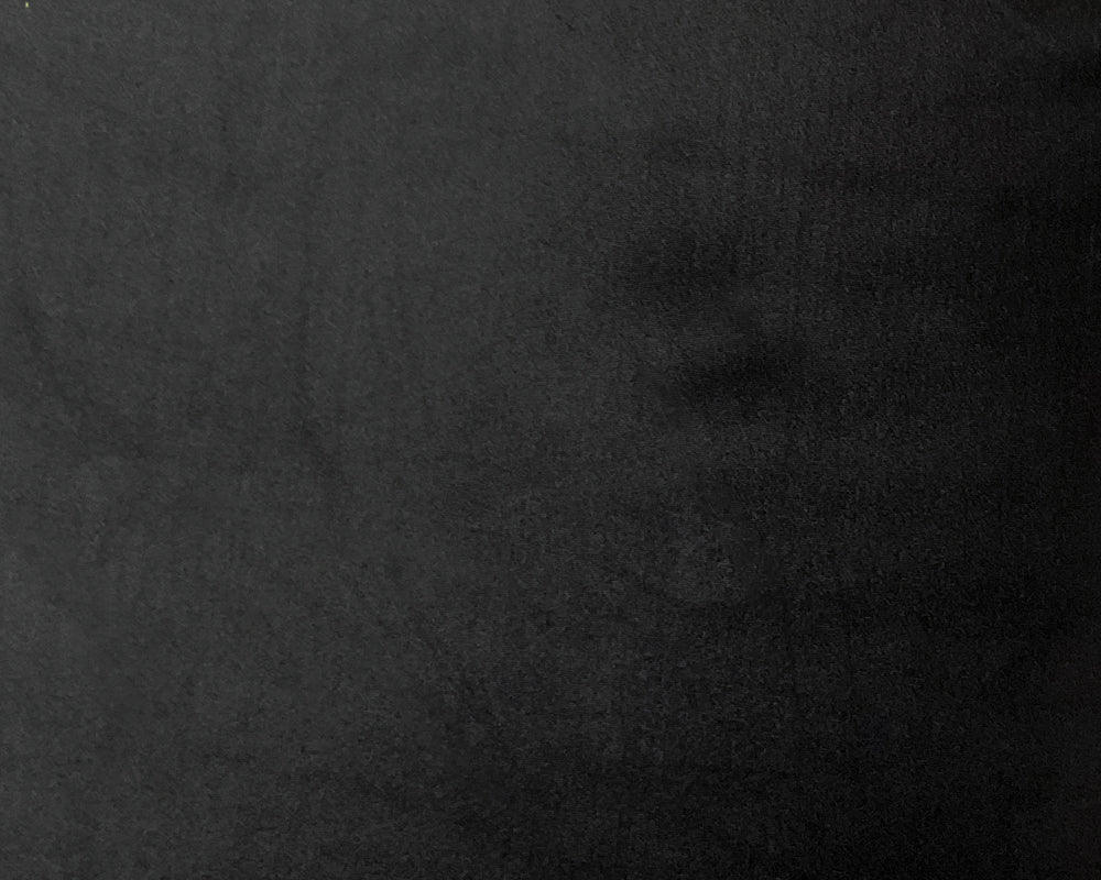 Black Nylon Spandex Solid Satin Tricot Knit Famous Maker Yoga Fabric - Image 3