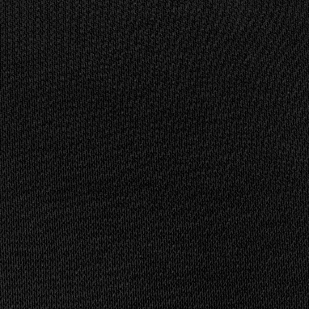Black Organic Cotton Poly Pique Knit Fabric - Image 4
