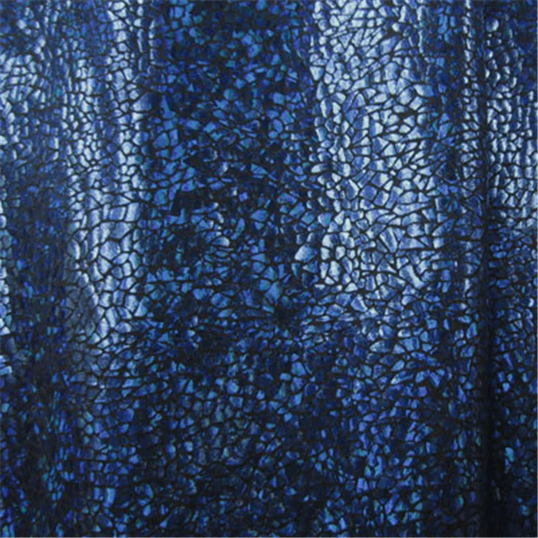Black/Royal Hologram Spandex Bolt Fabric