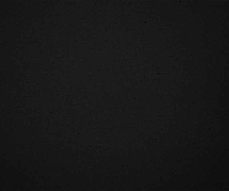 Black Tropical Wool Poly Solid Woven Shirting Fabric - Image 4