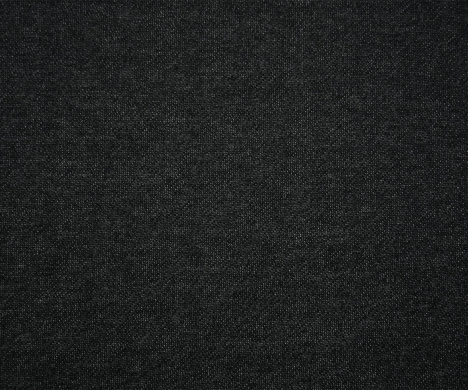 Black-White Poly Cotton French Terry Knit Fabric - Image 3