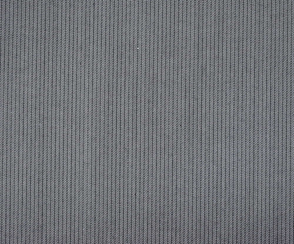 Black-White Polyester Wool Blend Striped Twill Woven Suiting Fabric - Image 4