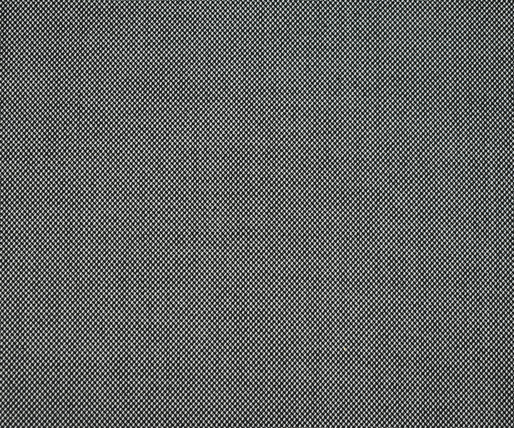 Black-White Wool Poly Dobby Woven Suiting Fabric - Image 4