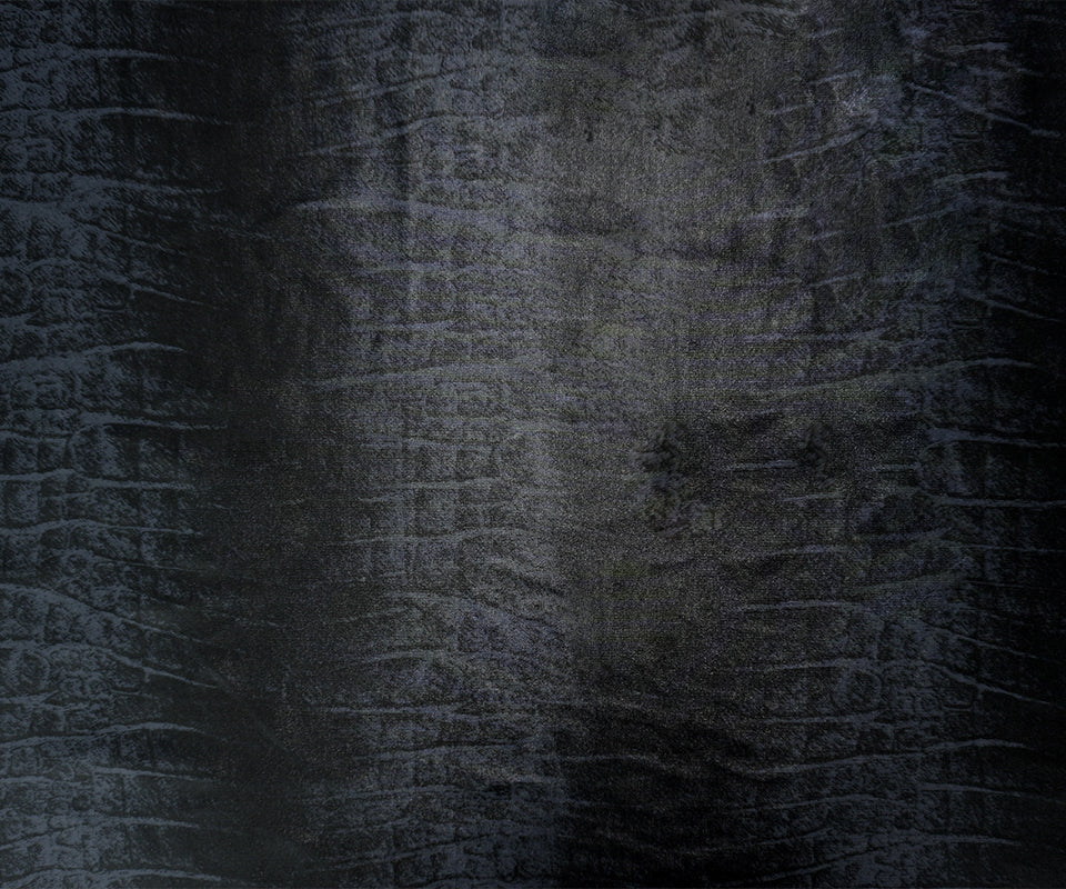 Blue Famous Maker Nylon Spandex Reptile Satin Tricot Knit Fabric - Image 3
