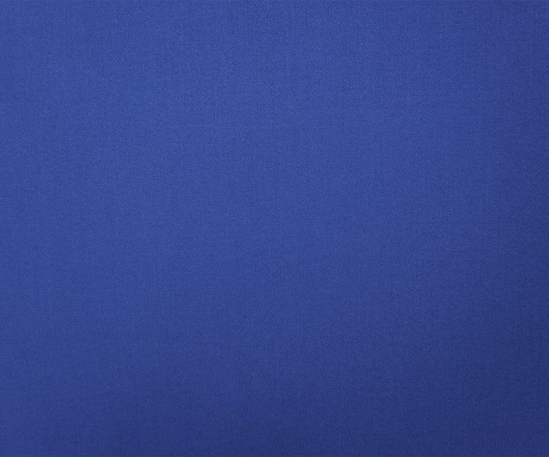 Blue Poly Rayon Spandex Stretch Solid Woven Suiting Fabric - Image 3