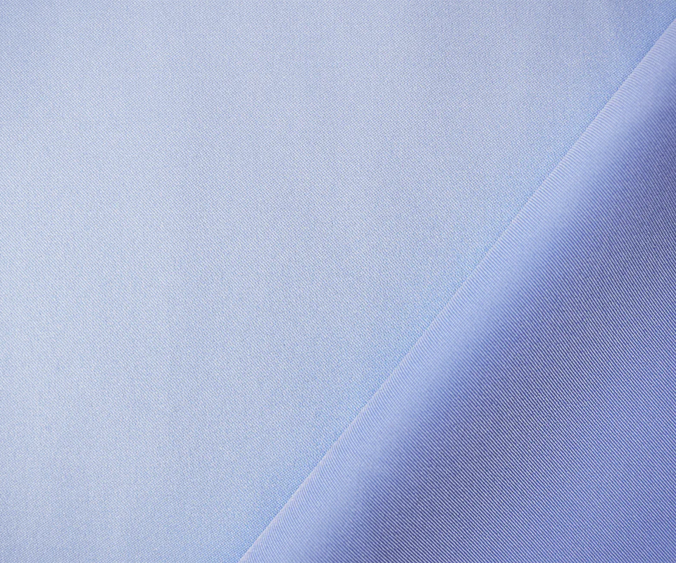 Blue Poly Spandex Stretch Solid Stretch Lamour Woven Fabric - Image 2