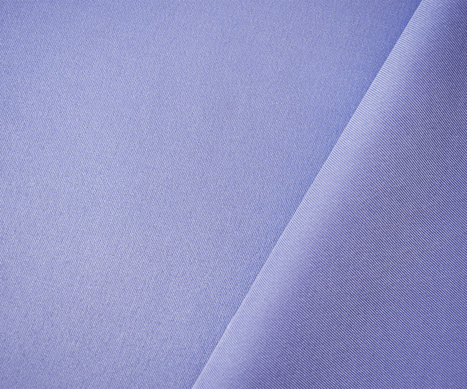 Blue Poly Spandex Stretch Solid Stretch Lamour Woven Fabric - Image 2