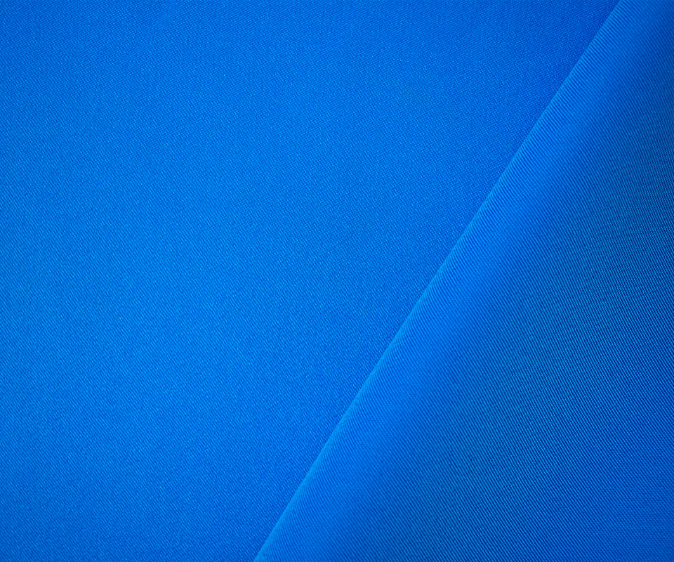 Blue Poly Spandex Stretch Solid Stretch Lamour Woven Fabric - Image 2