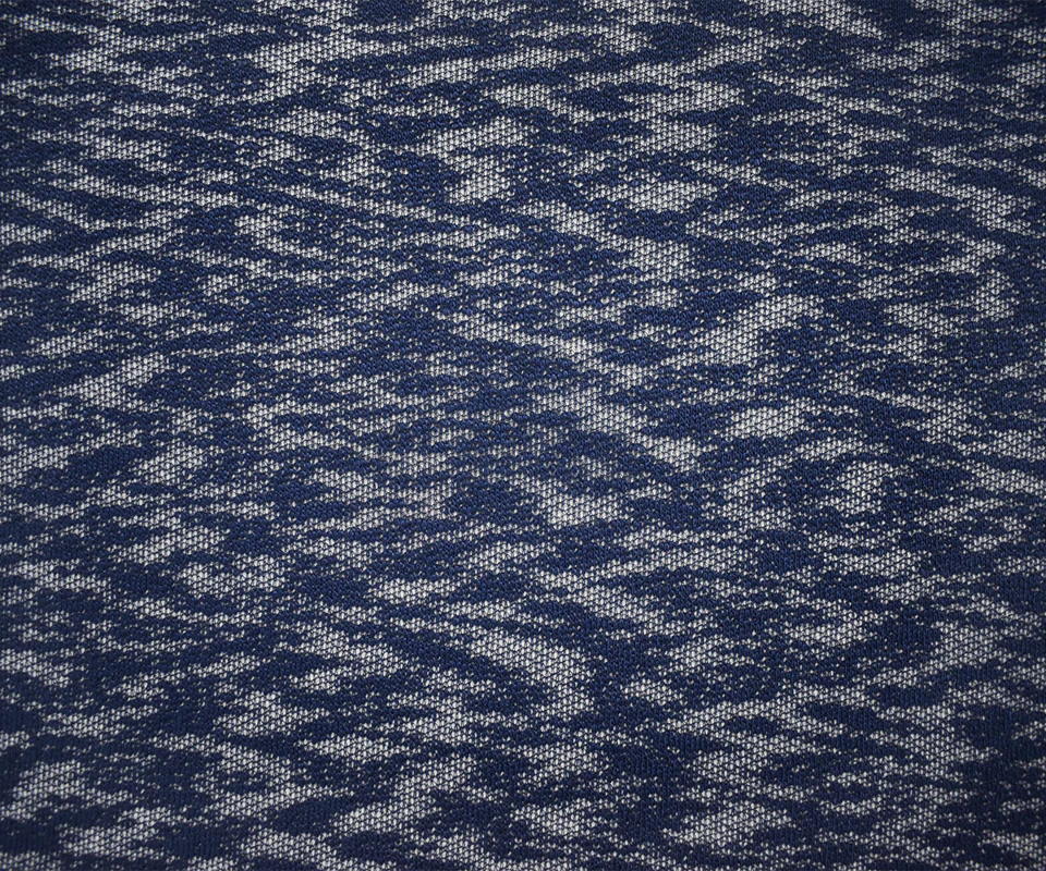 Blue Poly Spandex Stretch Texture Slub Sweater Knit Fabric - Image 3