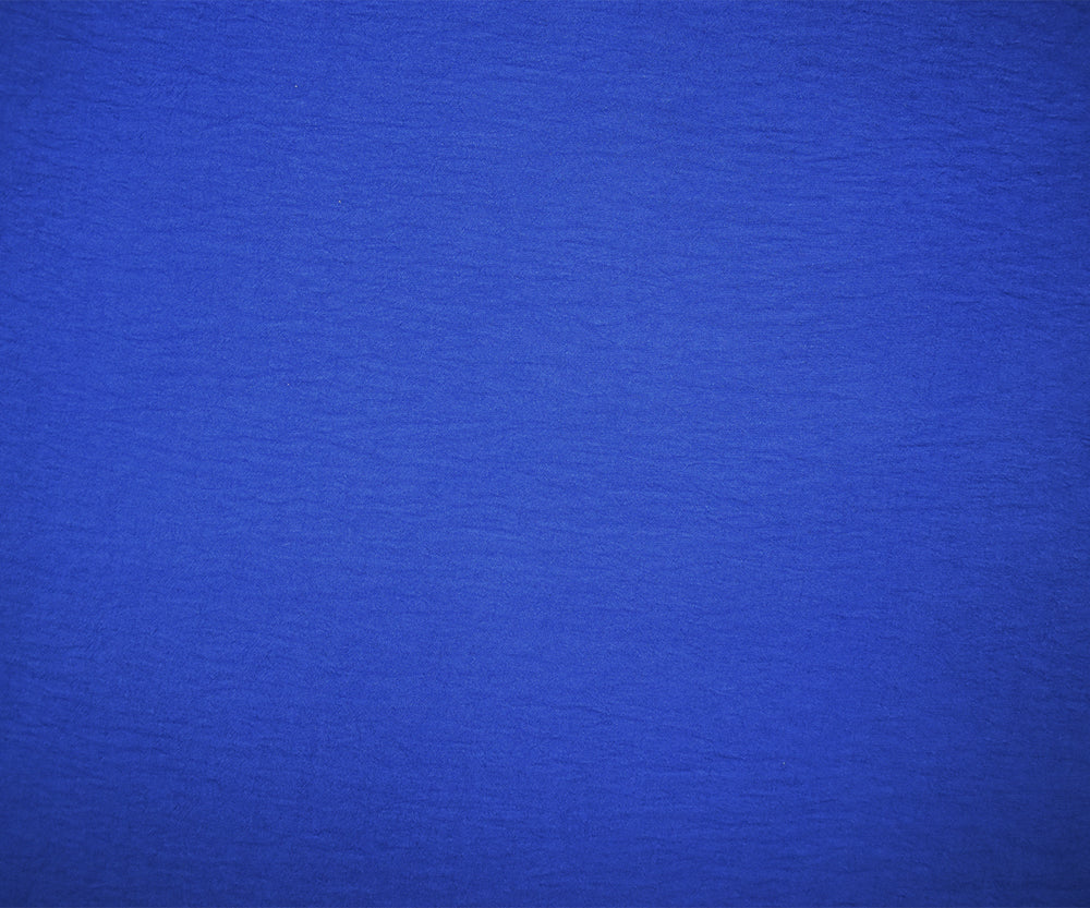 Blue Polyester Air Flow CEY Crepe Solid Woven Fabric - Image 4
